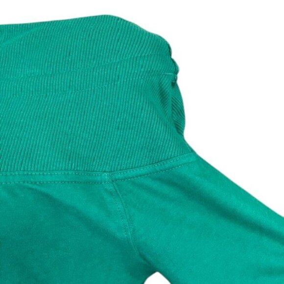 Free People Beach Gemma Mini Off The Shoulder Boho Dress Cadmium Green Size XS - Picture 11 of 14